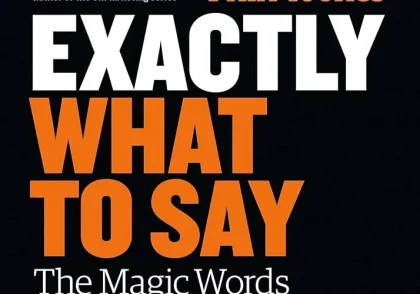 exactly what to say book cover